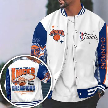New York Knicks 2026 NBA Finals Champions Varsity Jacket CHAMP2020669