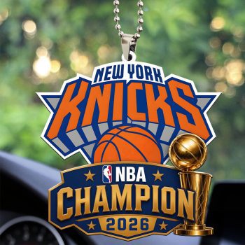 New York Knicks Custom shape 1-sided Acrylic Car Ornament CHAMP2020760
