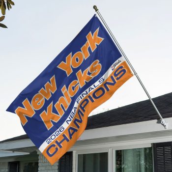 New York Knicks NBA Finals Champions 2026 3D Double-side House Flag CHAMP2020793