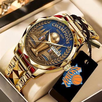New York Knicks NBA Finals Champions 2026 Alloy Luxury Quartz Watch CHAMP2020635