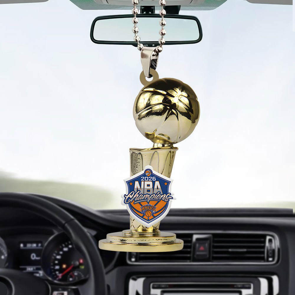 New-York-Knicks-NBA-Finals-Champions-2026-Custom-shape-2-sided-Acrylic-Car-Ornament-CHAMP2020763-2