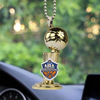 New York Knicks NBA Finals Champions 2026 Custom shape 2-sided Acrylic Car Ornament CHAMP2020763