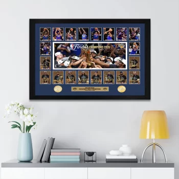 New York Knicks NBA Finals Champions 2026 Rectangle Canvas With Inner Frame CHAMP2020697