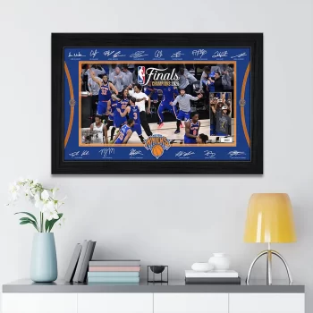 New York Knicks NBA Finals Champions 2026 Rectangle Canvas With Inner Frame CHAMP2020698