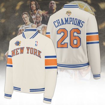 New York Knicks NBA Finals Champions 2026 Varsity Jacket CHAMP2020666