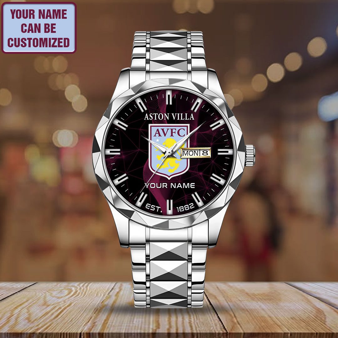 Personalized-Aston-Villa-Alloy-Luxury-Quartz-Watch-CHAMP2020649-1