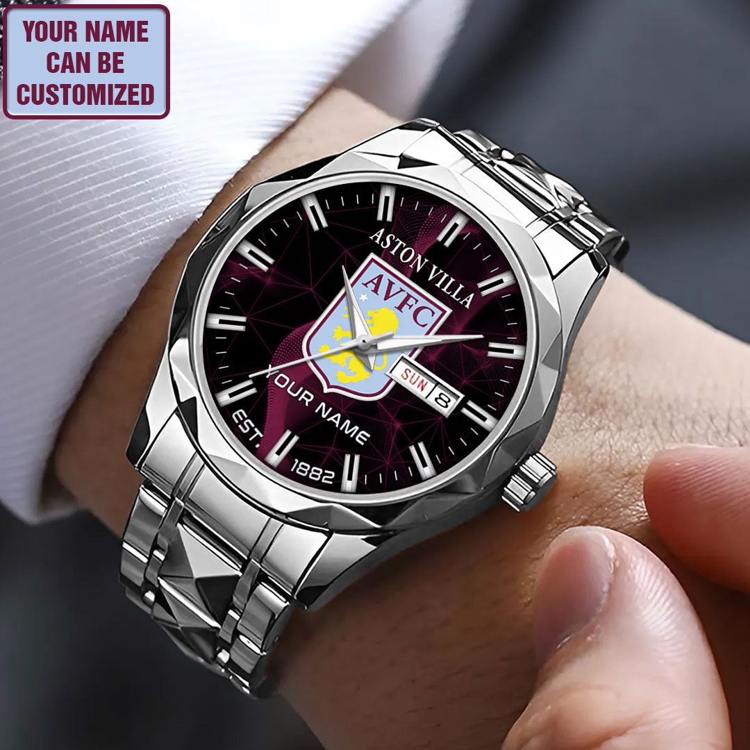 Personalized-Aston-Villa-Alloy-Luxury-Quartz-Watch-CHAMP2020649-2