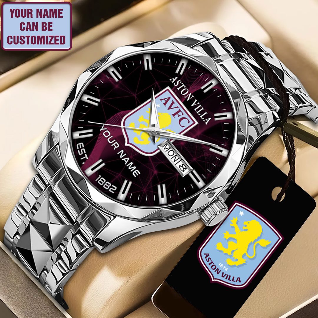 Personalized-Aston-Villa-Alloy-Luxury-Quartz-Watch-CHAMP2020649 Personalized Aston Villa Alloy Luxury Quartz Watch CHAMP2020649