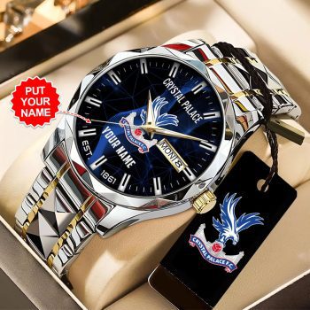 Personalized Crystal Palace FC Alloy Luxury Quartz Watch CHAMP2020650