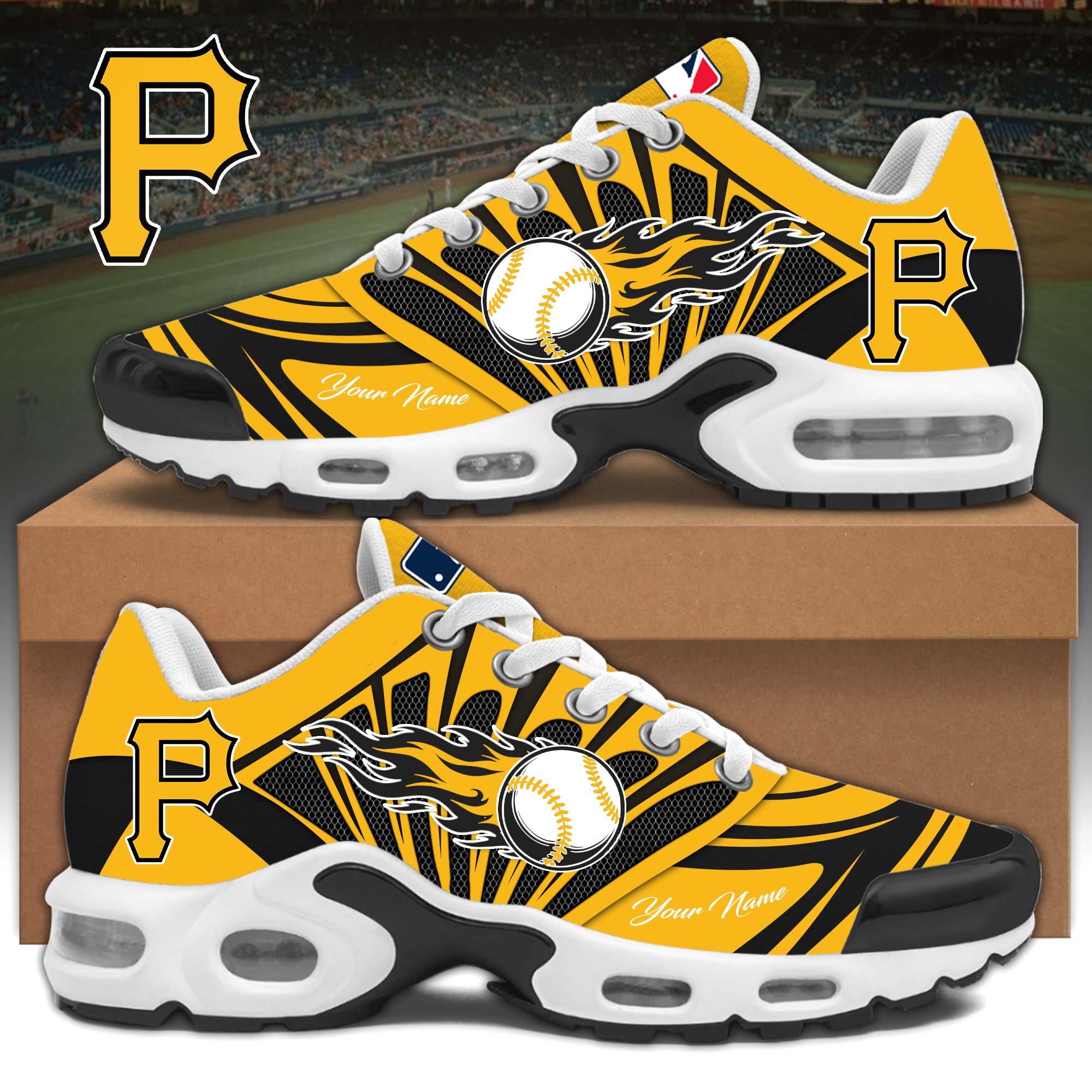 Pittsburgh-Pirates-Air-Max-Plus-TN-Shoes Pittsburgh Pirates Air Max Plus TN Shoes