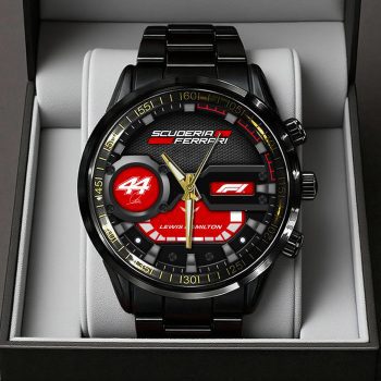 Scuderia Ferrari x Lewis Hamilton Black Stainless Steel Watch CHAMP2020829